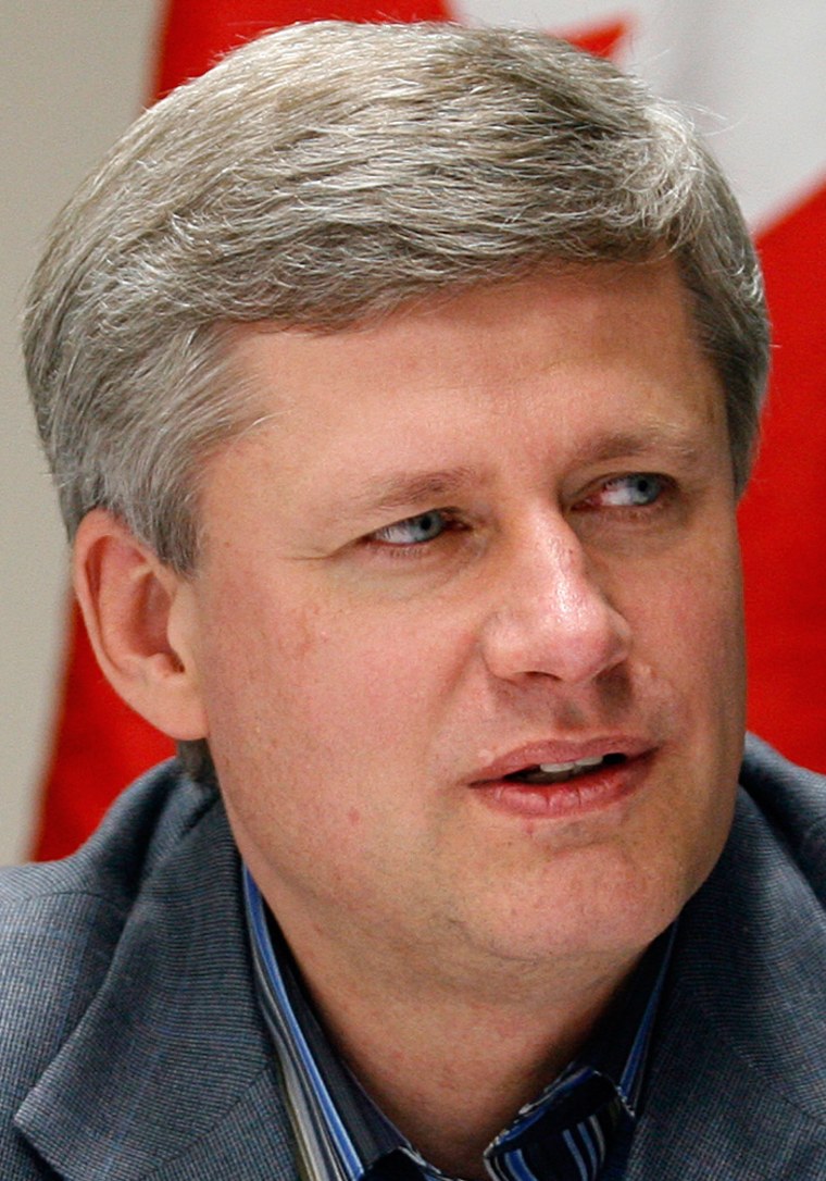 Image: Canadian Prime Minister Stephen Harper